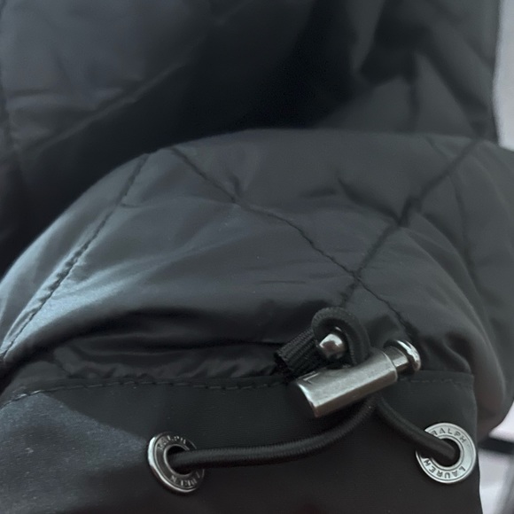 NWT Polo Men’s Dark Navy Blue/Black Zip Up Jacket W/ Hood and Pockets!! - Picture 12 of 13